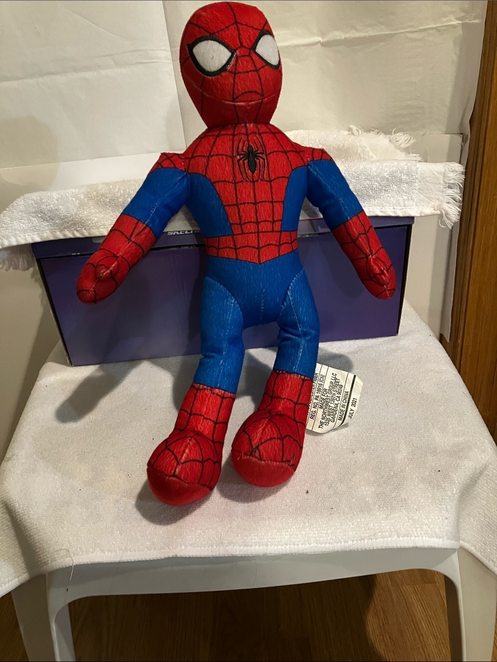 Marvel Spider-Man 15” tall Plush Toy Mfg’d by Northwest Co
